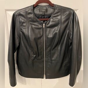J. Crew leather jacket